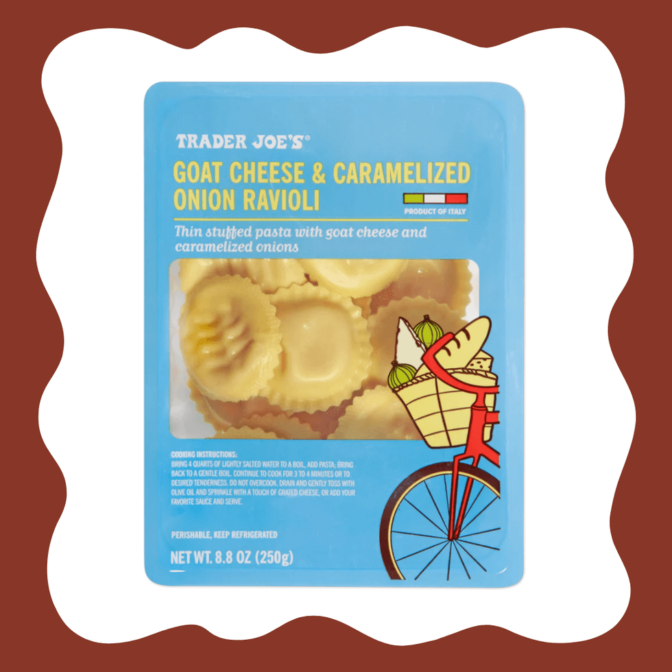 \u200bTrader Joe's Goat Cheese & Caramelized Onion Ravioli
