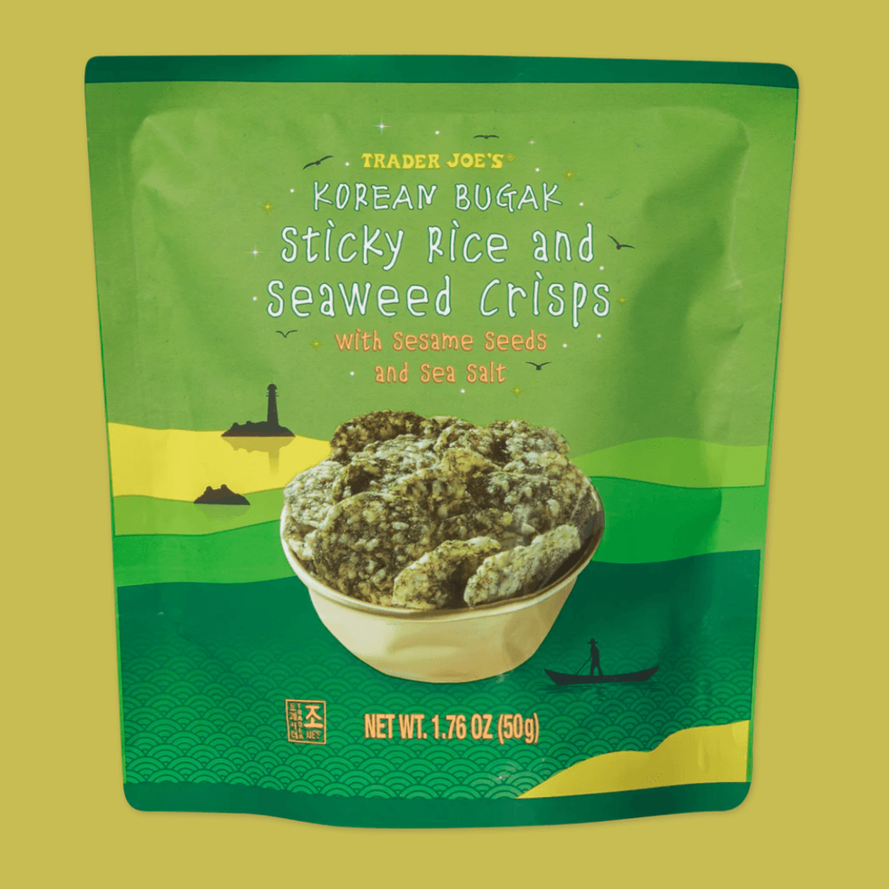 \u200bTrader Joe's Korean Bugak Sticky Rice and Seaweed Crisps