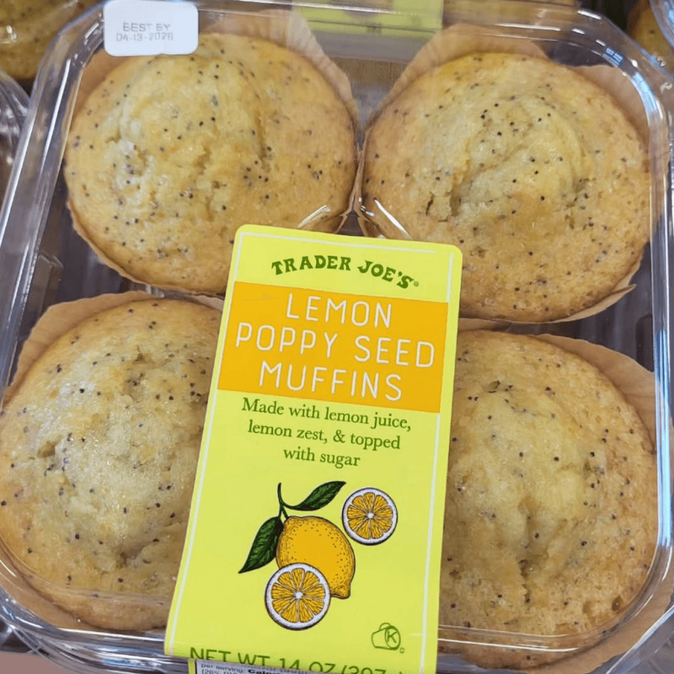 \u200bTrader Joe's Lemon Poppy Seed Muffins