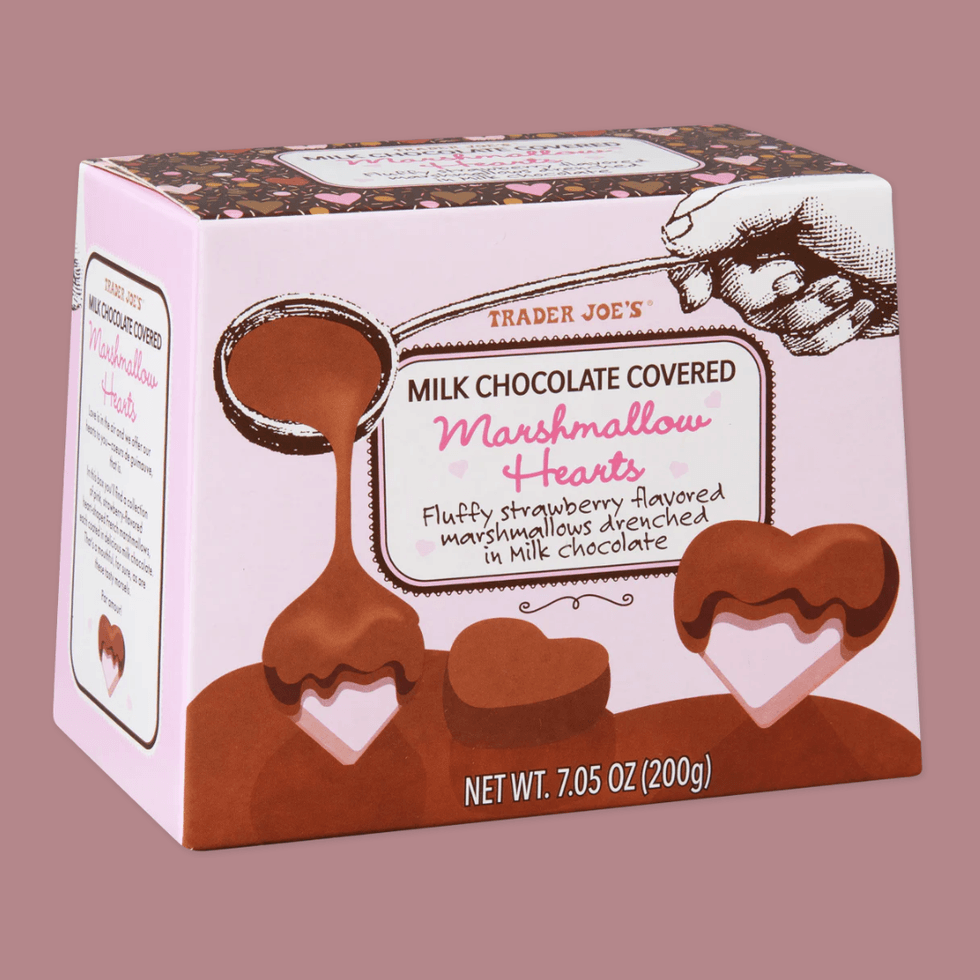 \u200bTrader Joe's Milk Chocolate Covered Marshmallow Hearts