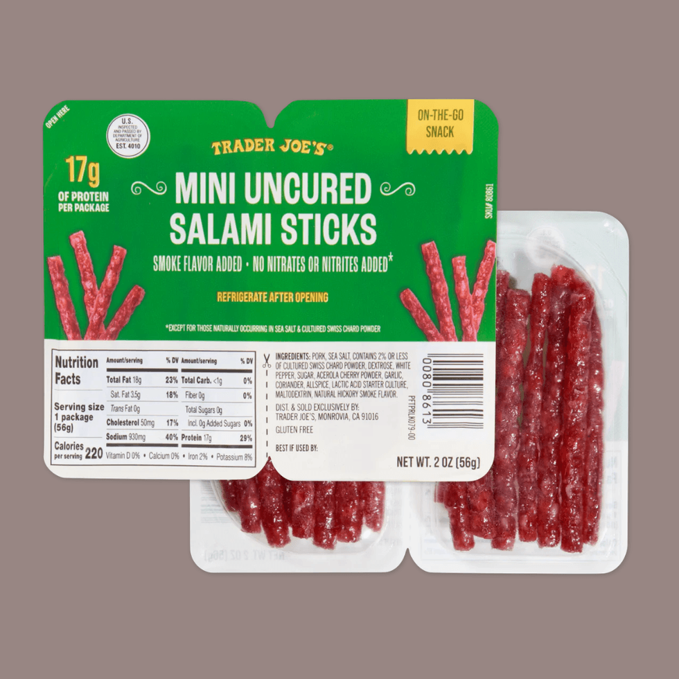 \u200bTrader Joe's Mini Uncured Pepperoni Sticks