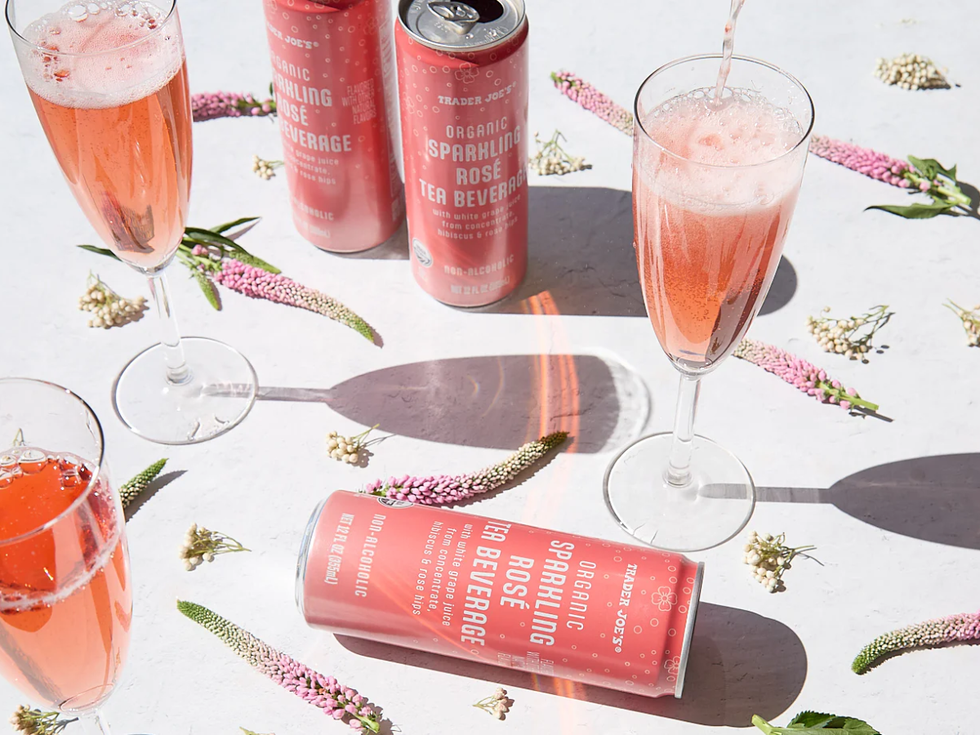 \u200bTrader Joe's Organic Sparkling Ros\u00e9 Tea Beverage