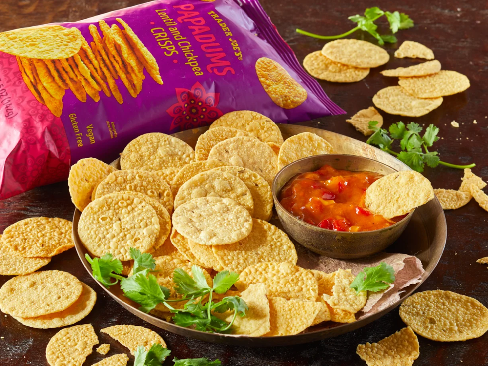 \u200bTrader Joe's Papadums Lentil & Chickpea Crisps