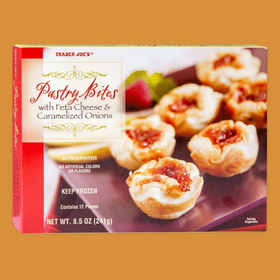\u200bTrader Joe's Pastry Bites Feta Cheese & Caramelized Onions