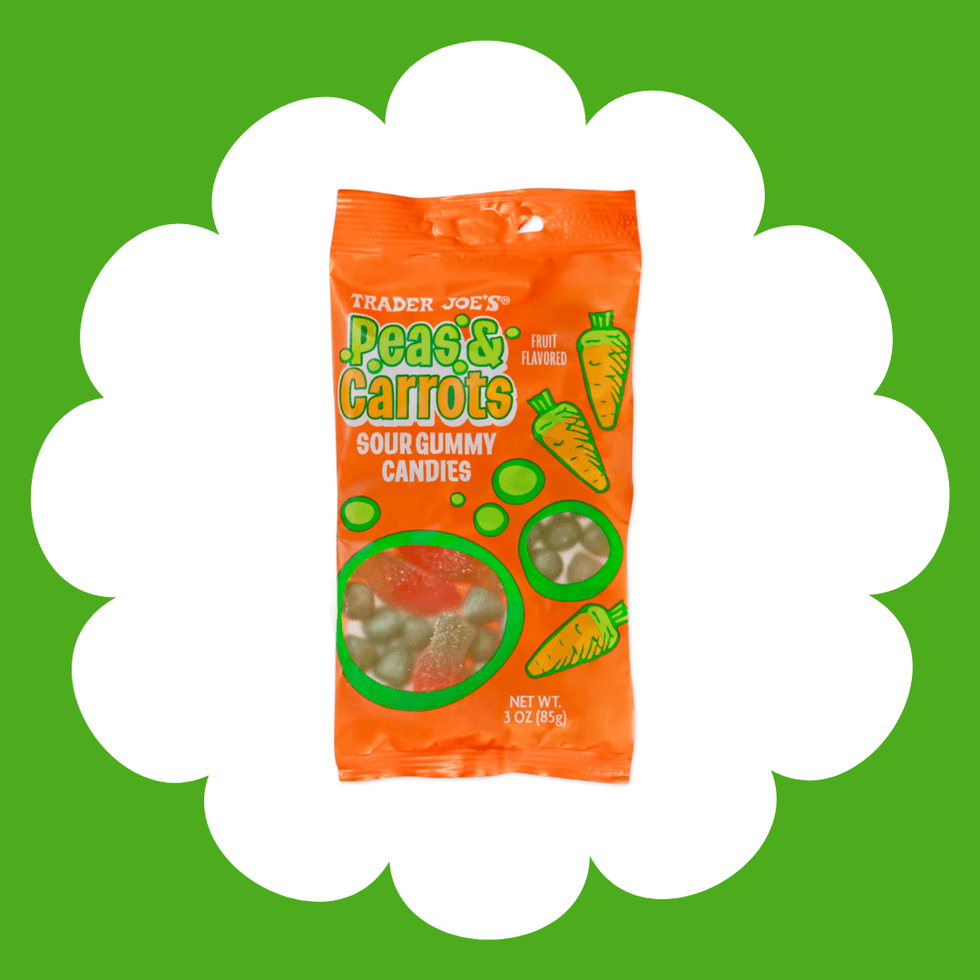 \u200bTrader Joe's Peas & Carrots Sour Gummy Candies