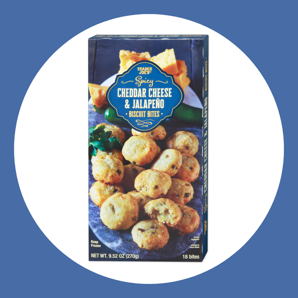\u200bTrader Joe's Spicy Cheddar Cheese & Jalap\u00e9no Biscuit Bites