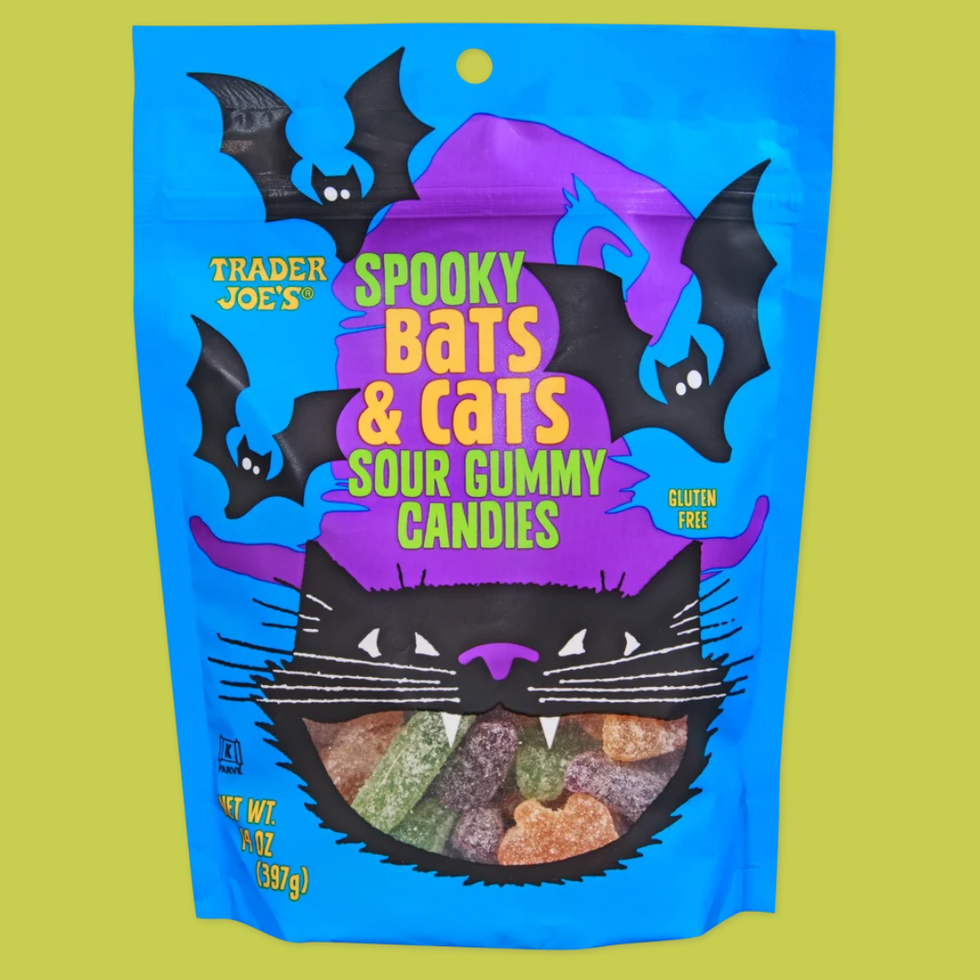 \u200bTrader Joe's Spooky Bats & Cats Sour Gummy Candies