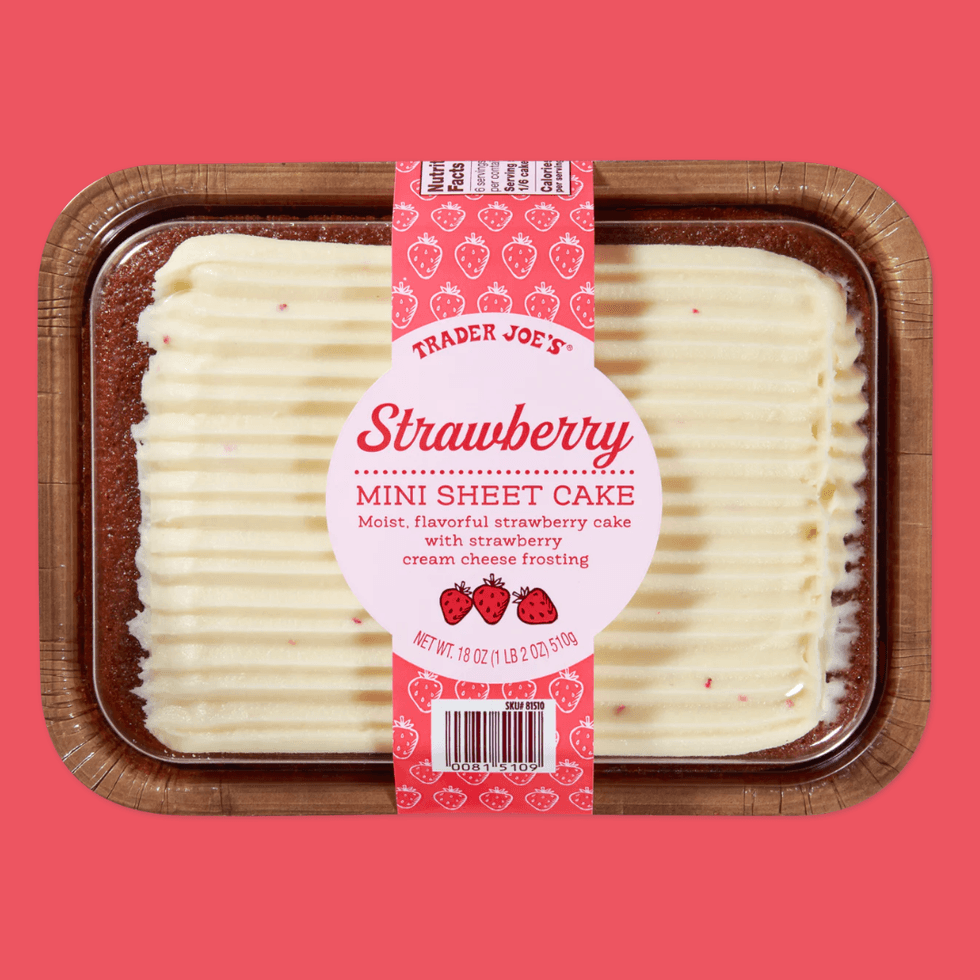 \u200bTrader Joe's Strawberry Mini Sheet Cake