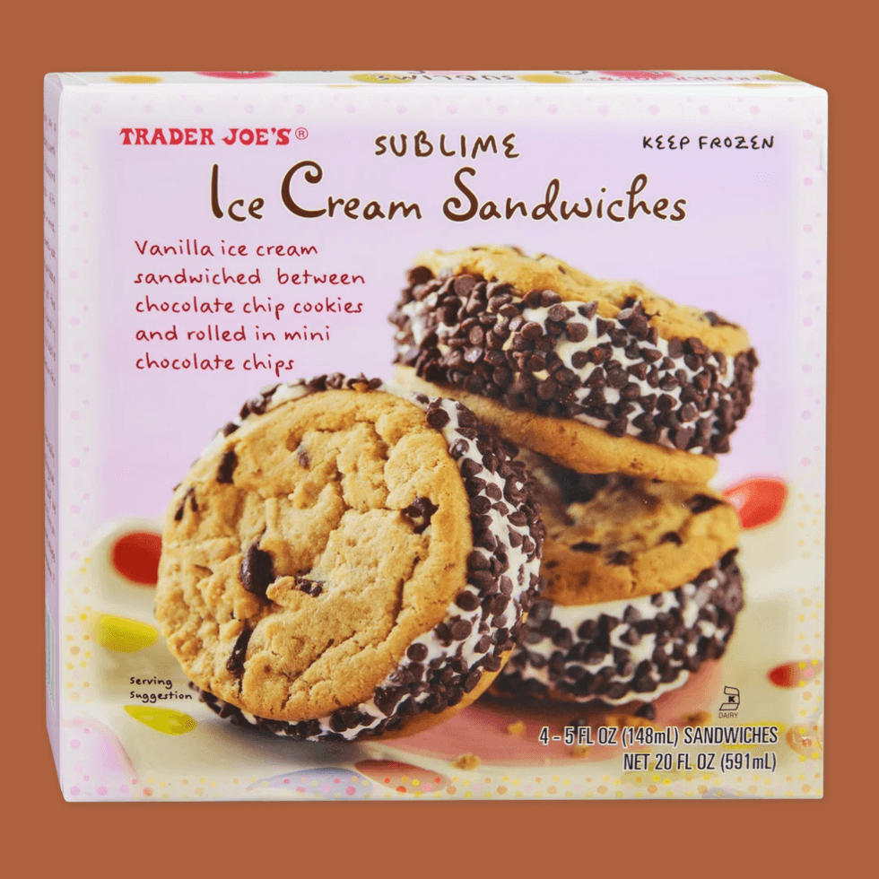 \u200bTrader Joe's Sublime Ice Cream Sandwiches