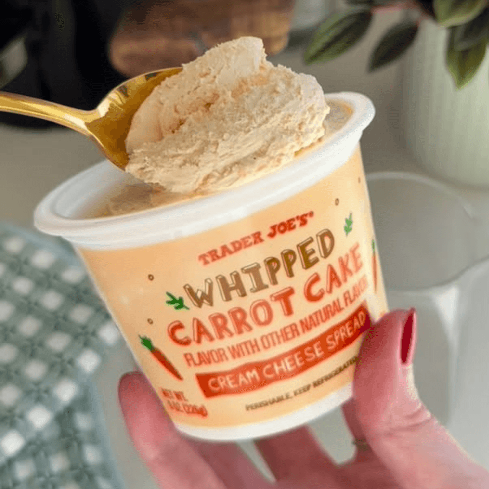 \u200bTrader Joe's Whipped Carrot Cake Cream Cheese