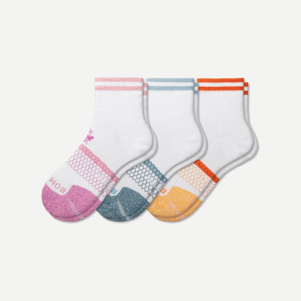 \u200bVenus Williams x Bombas Quarter Sock 3-Pack