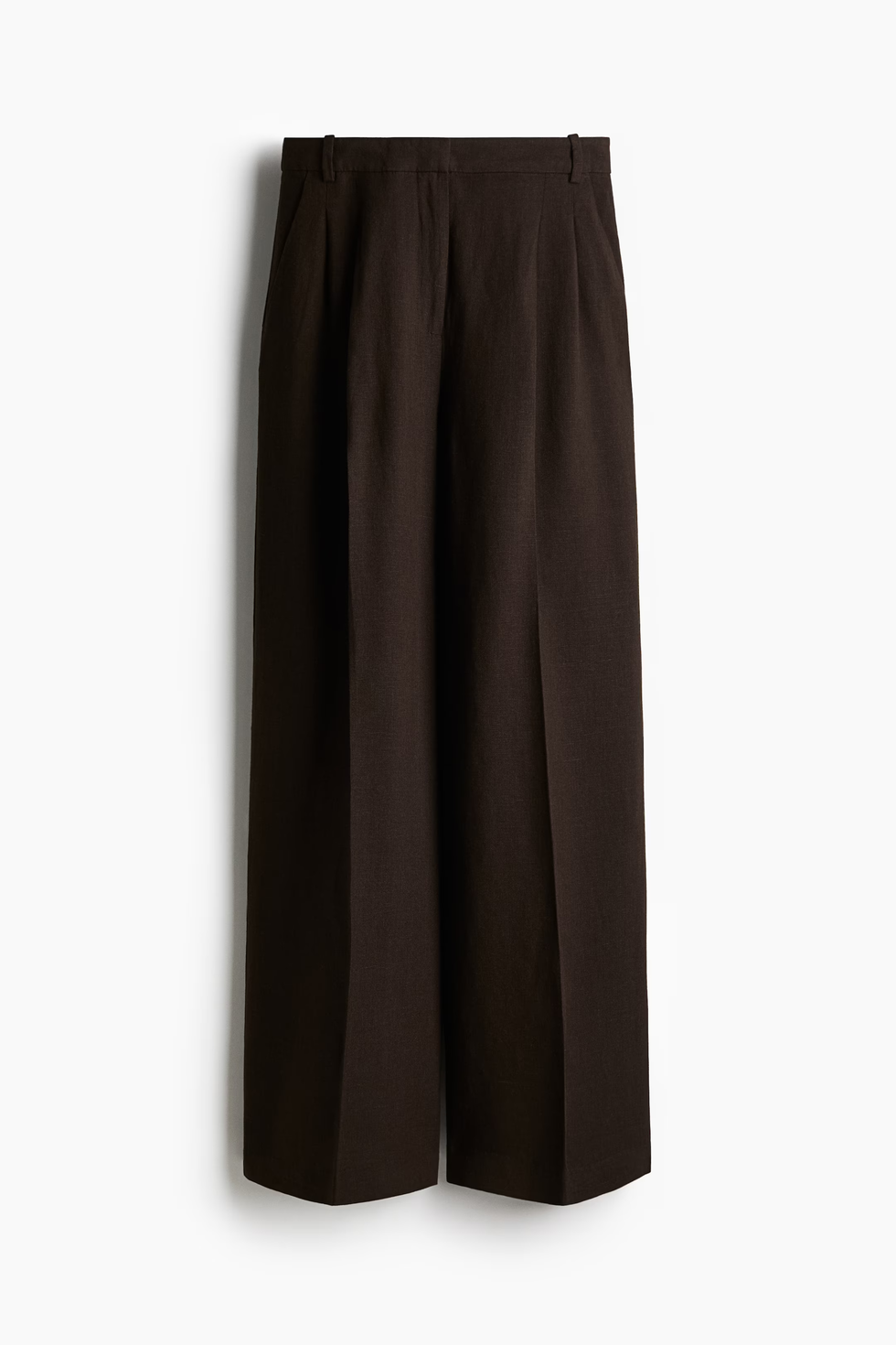 \u200bWide-Leg Linen-Blend Pants