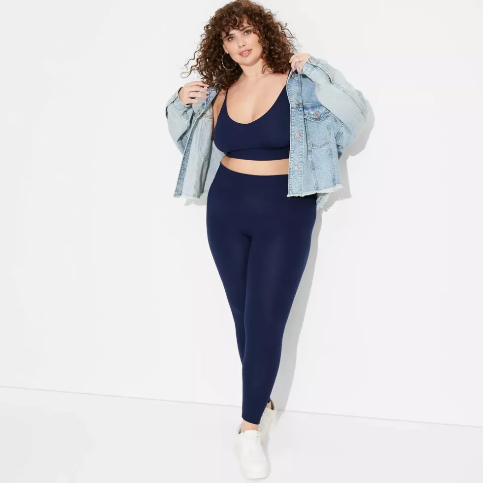 \u200bWild Fable High-Waisted Butterbliss Leggings (Navy Blue)