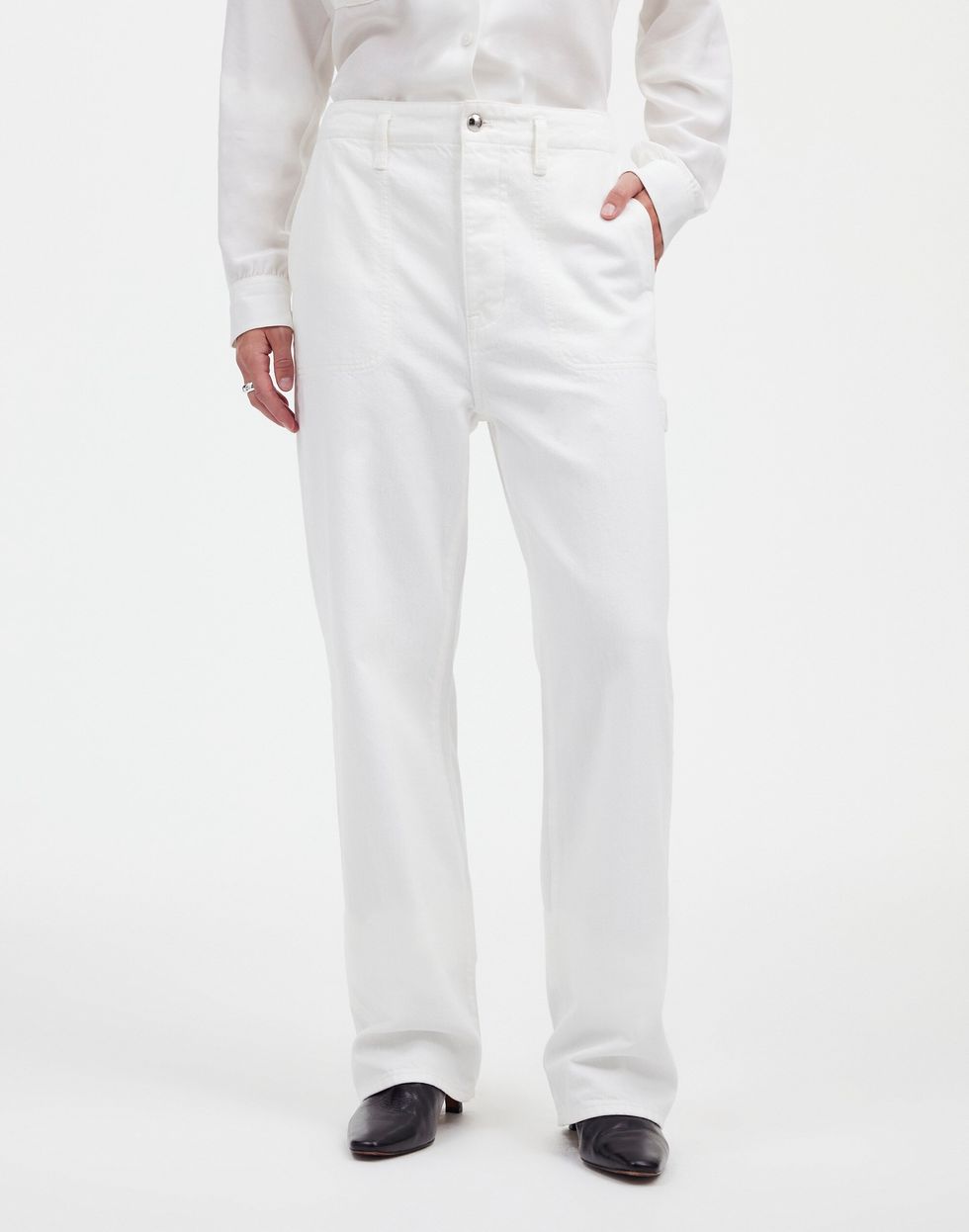 \u200bWorkwear Jeans in True White