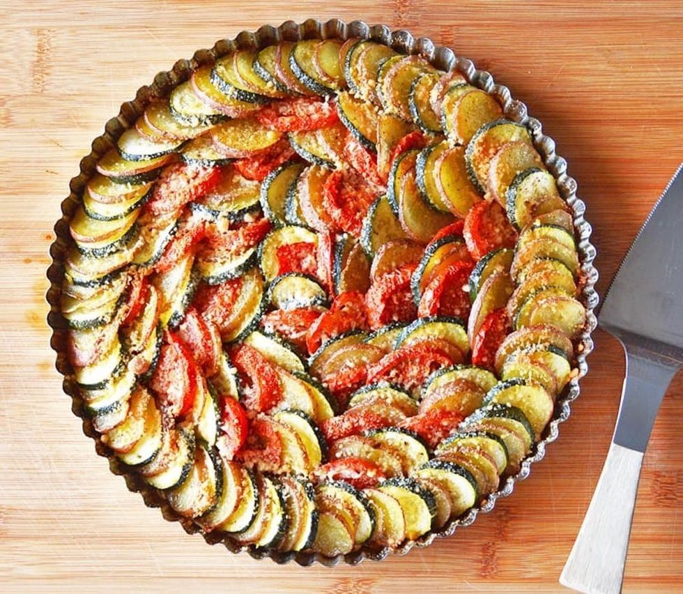 \u200bZucchini, Tomato, and Potato Casserole