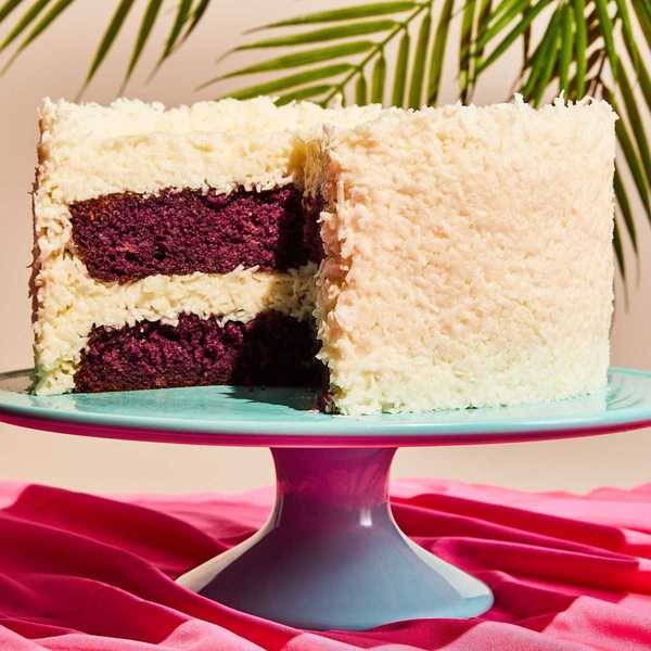 Ube Coconut Cake