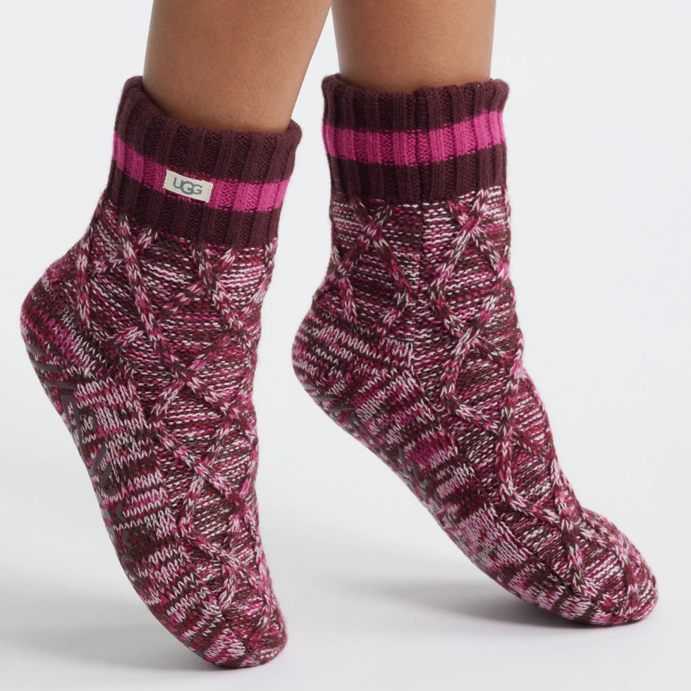 UGG Deedee Fleece Lined Quarter Socks