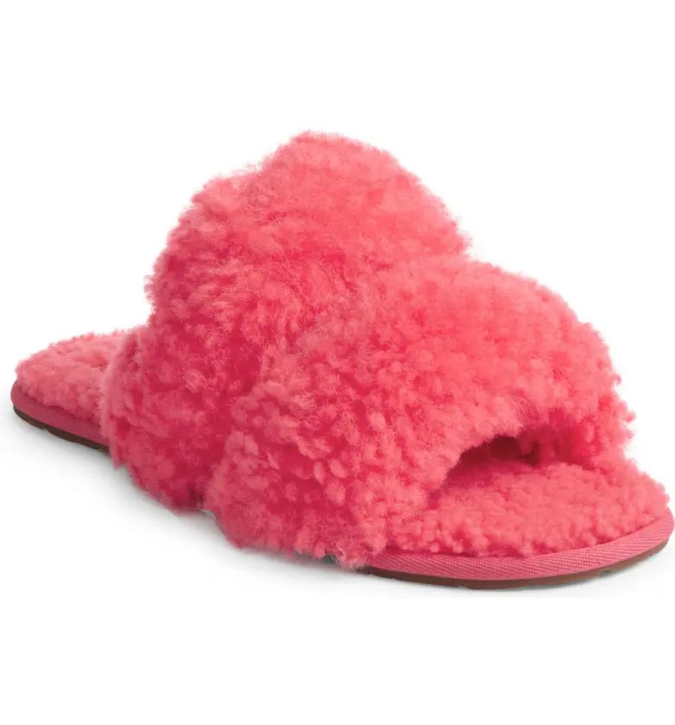 UGG Maxi Curly Genuine Shearling Scuffetta Slipper
