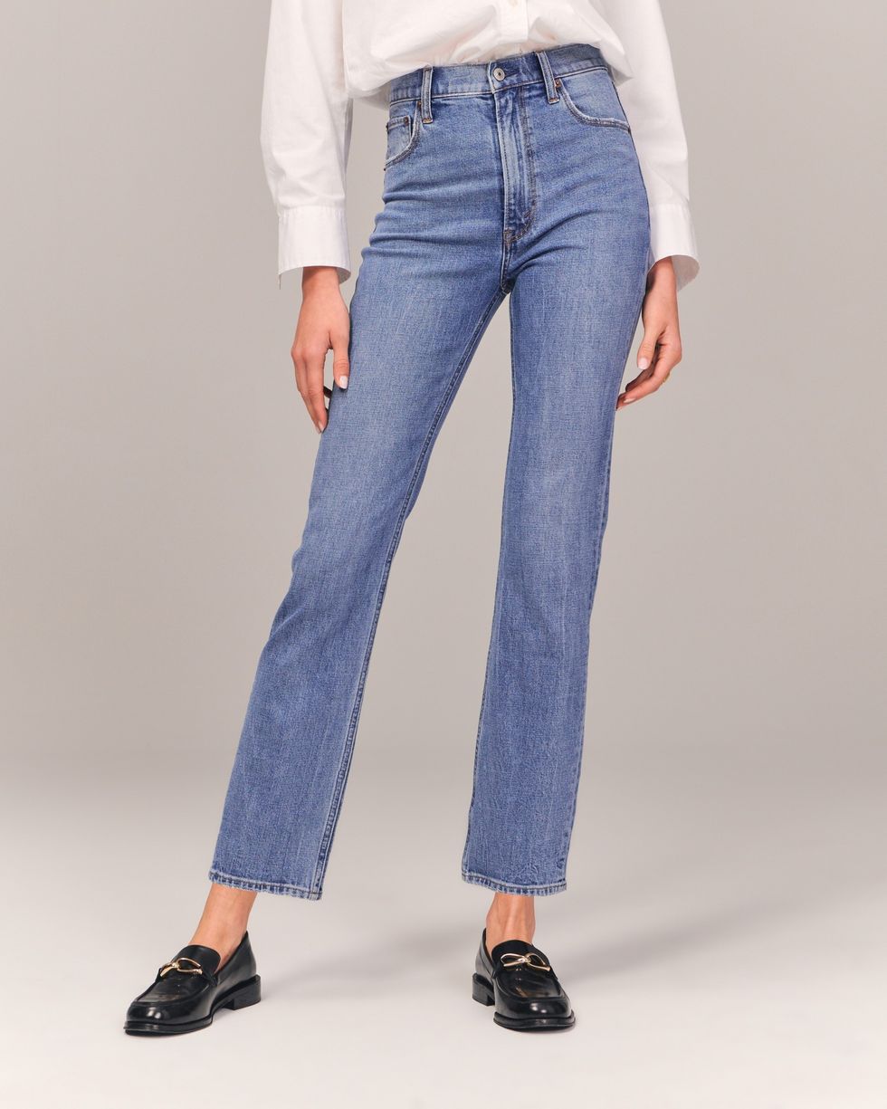 Ultra High Rise Ankle Straight Jean