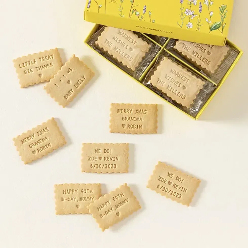 Uncommon Goods Custom Message Shortbread Cookies