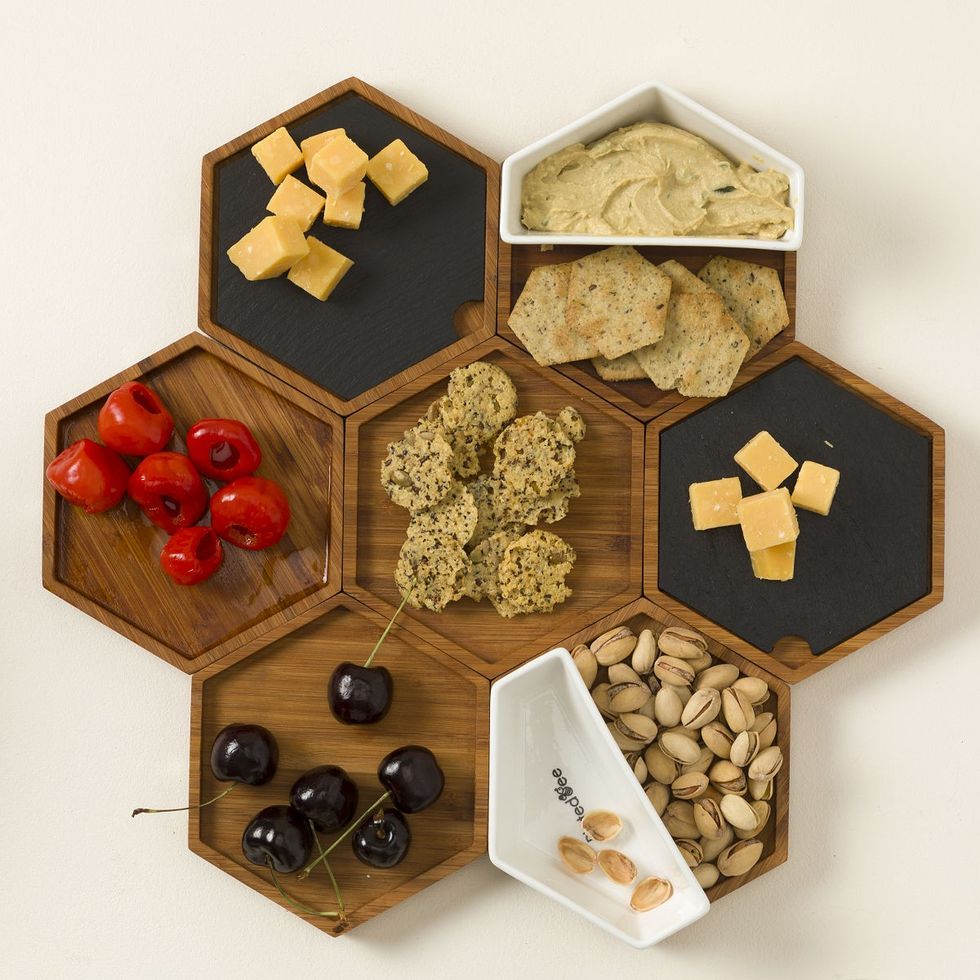 Uncommon Goods Modular Honeycomb Serving Set