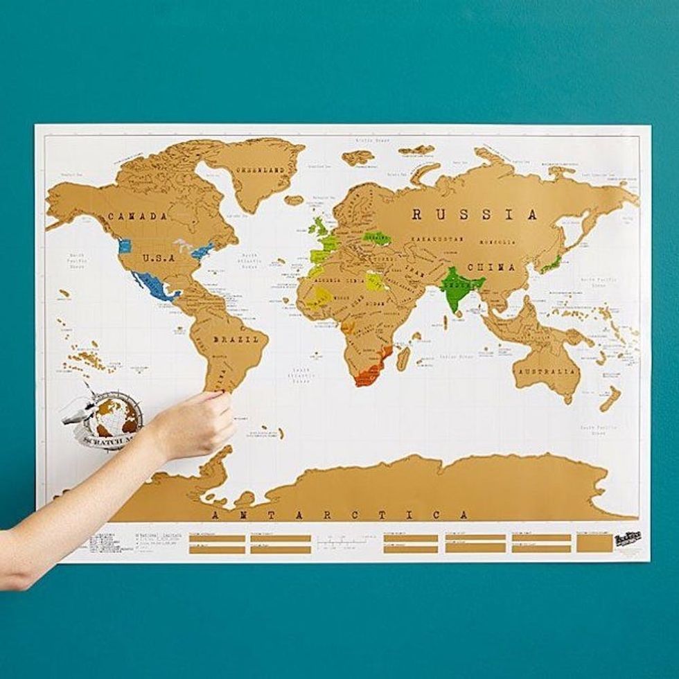 uncommon goods scratch map