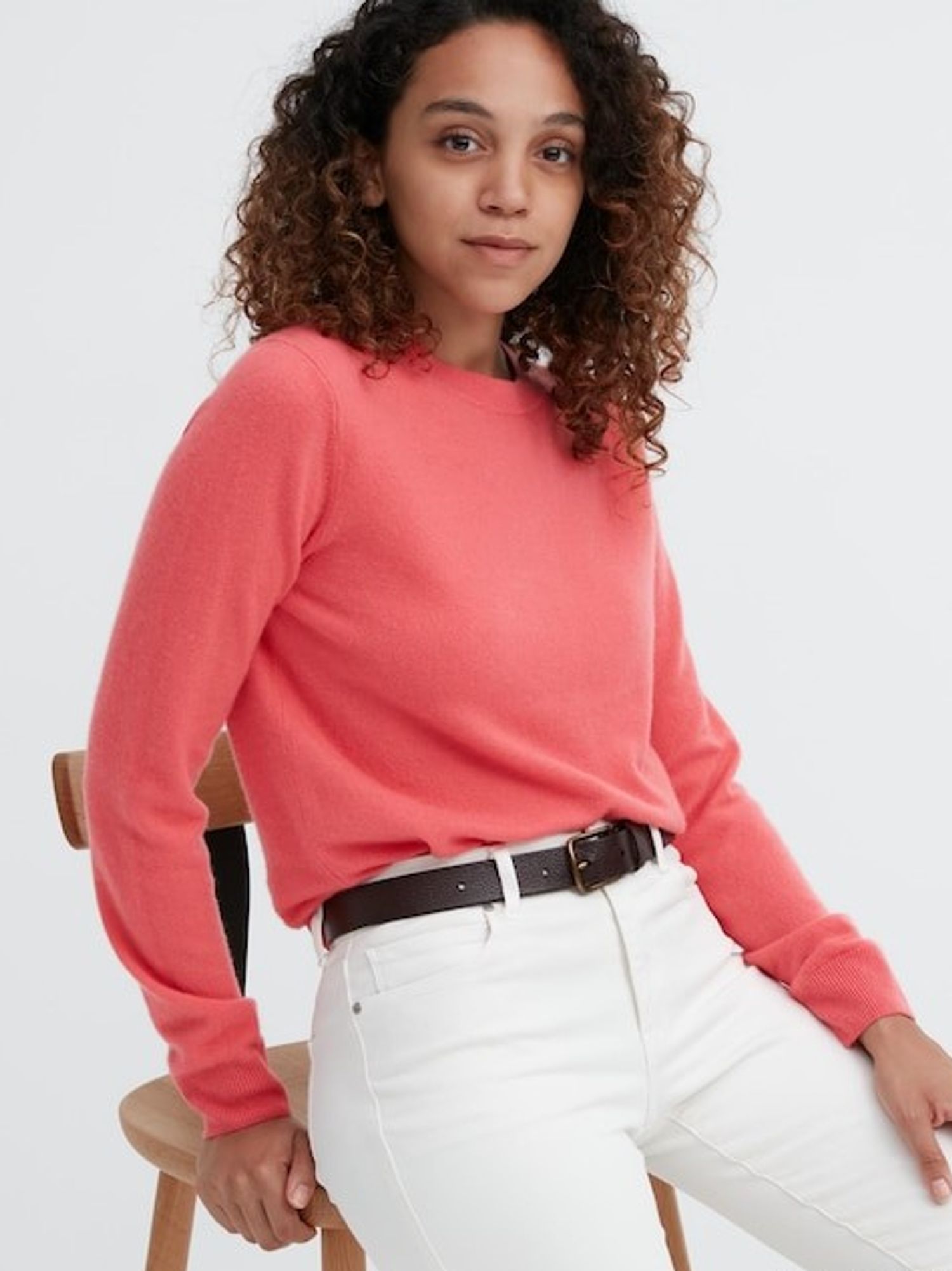 Uniqlo Cashmere Crew Neck Long-Sleeve Sweater