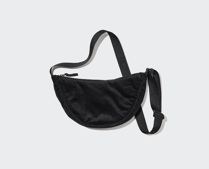 UNIQLO Corduroy Round Mini Shoulder Bag