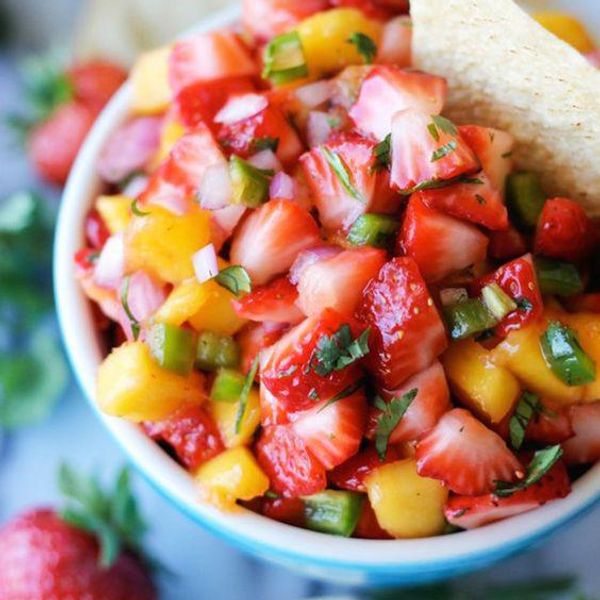 unique strawberry recipes fruit salsa