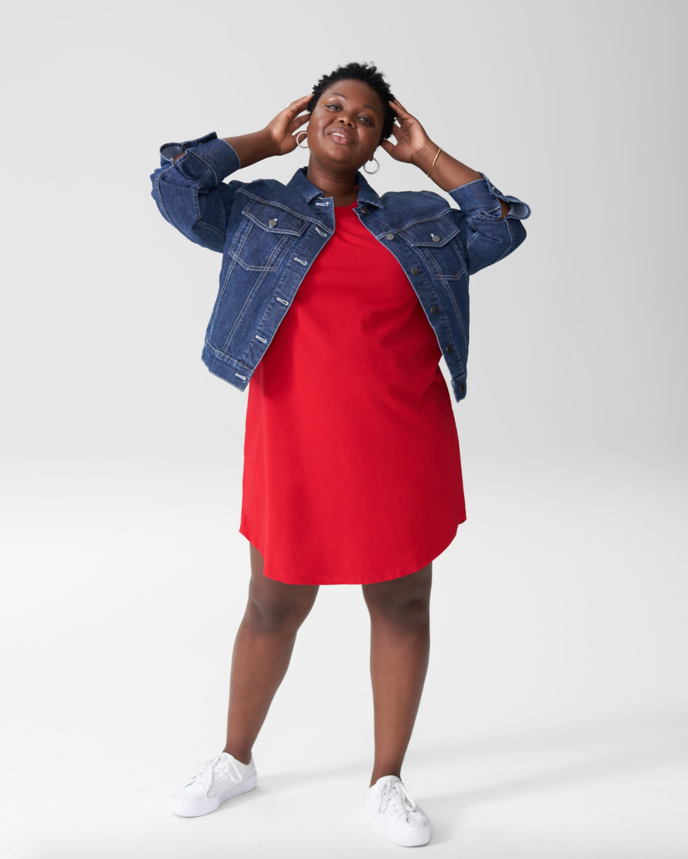 Universal Standard Red T Shirt Dress