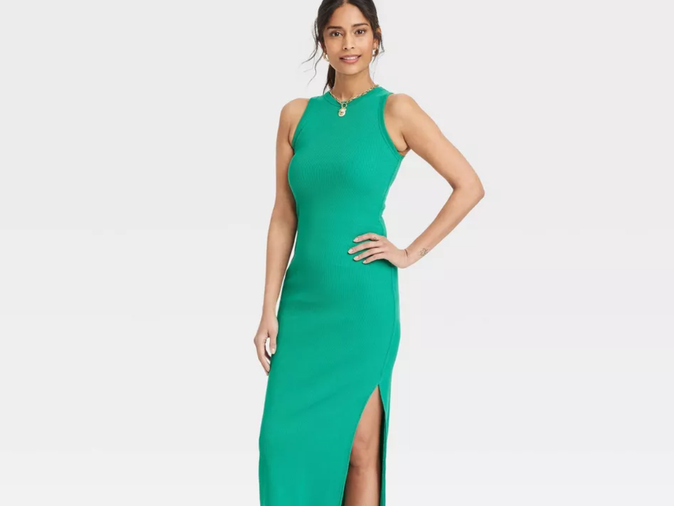Universal Thread Rib-Knit Maxi Bodycon Dress