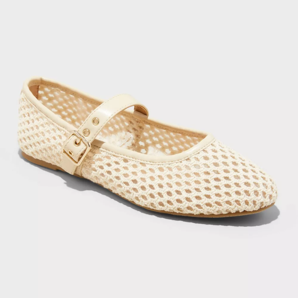 Universal Thread Sylvia Woven Mary Jane Ballet Flats
