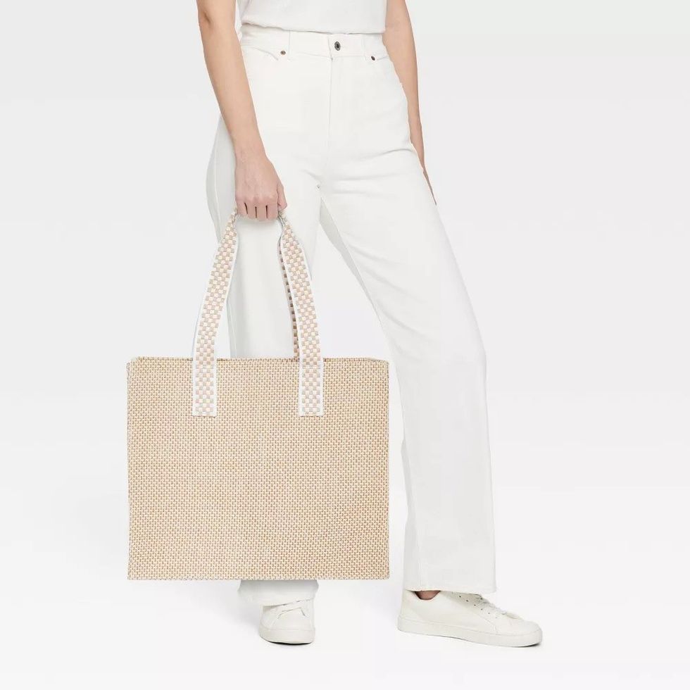 Universal Thread\u2122 Straw Boxy Tote Handbag