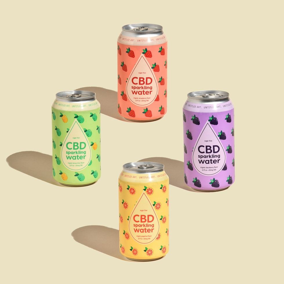 Untitled Art CBD sparkling water