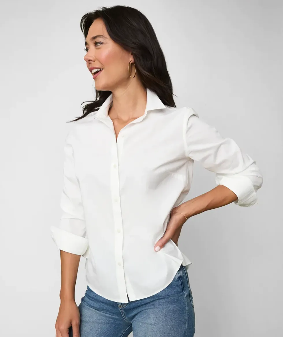 UNTUCKit Wrinkle-Free Stretch Cotton Bella Shirt