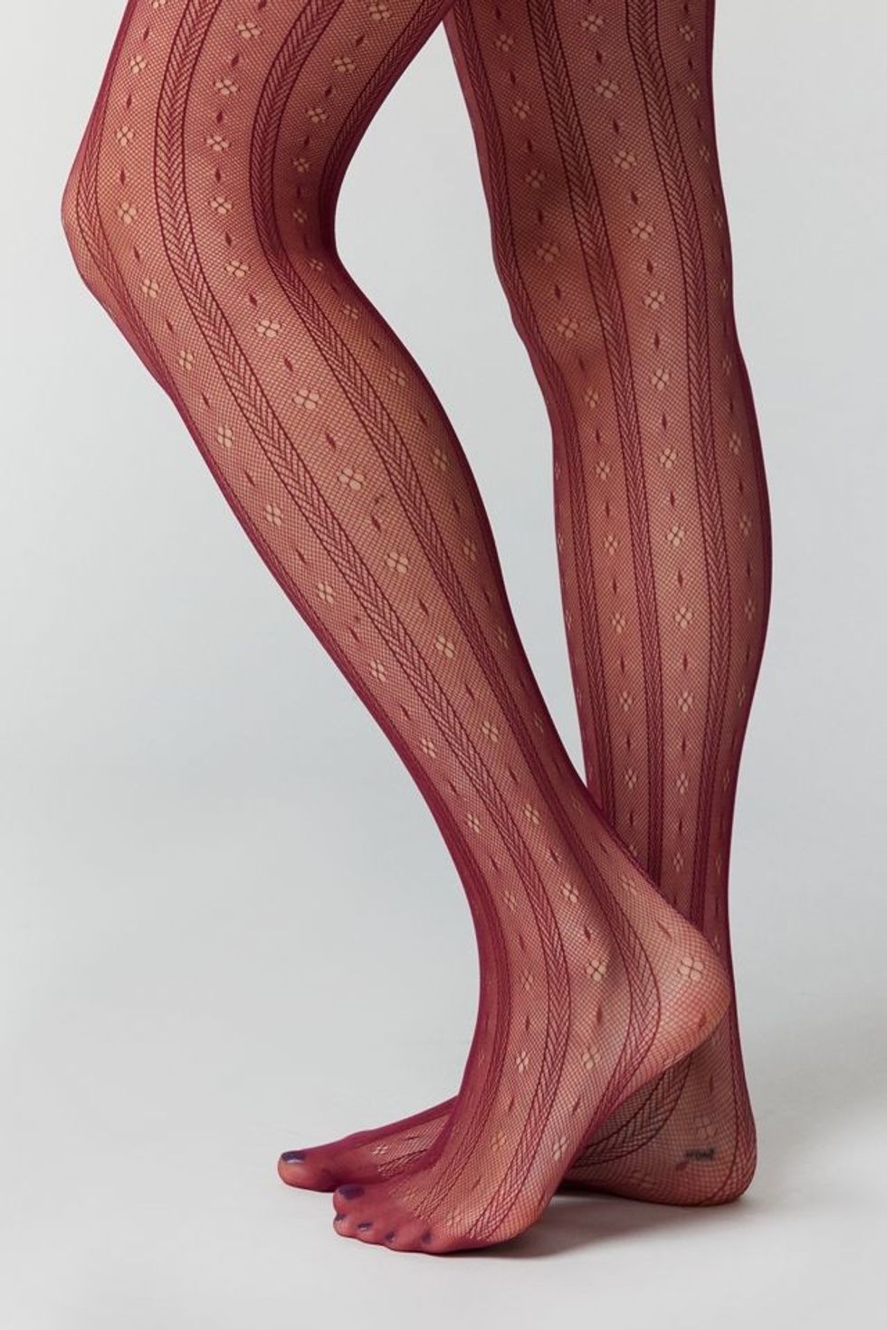 Urban Outfitters Ally Clover Pointelle Tights