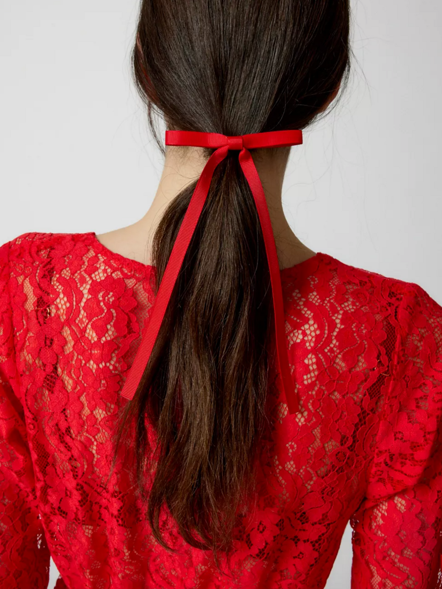 Urban Outfitters Ribbon Hair Bow Barrette Set