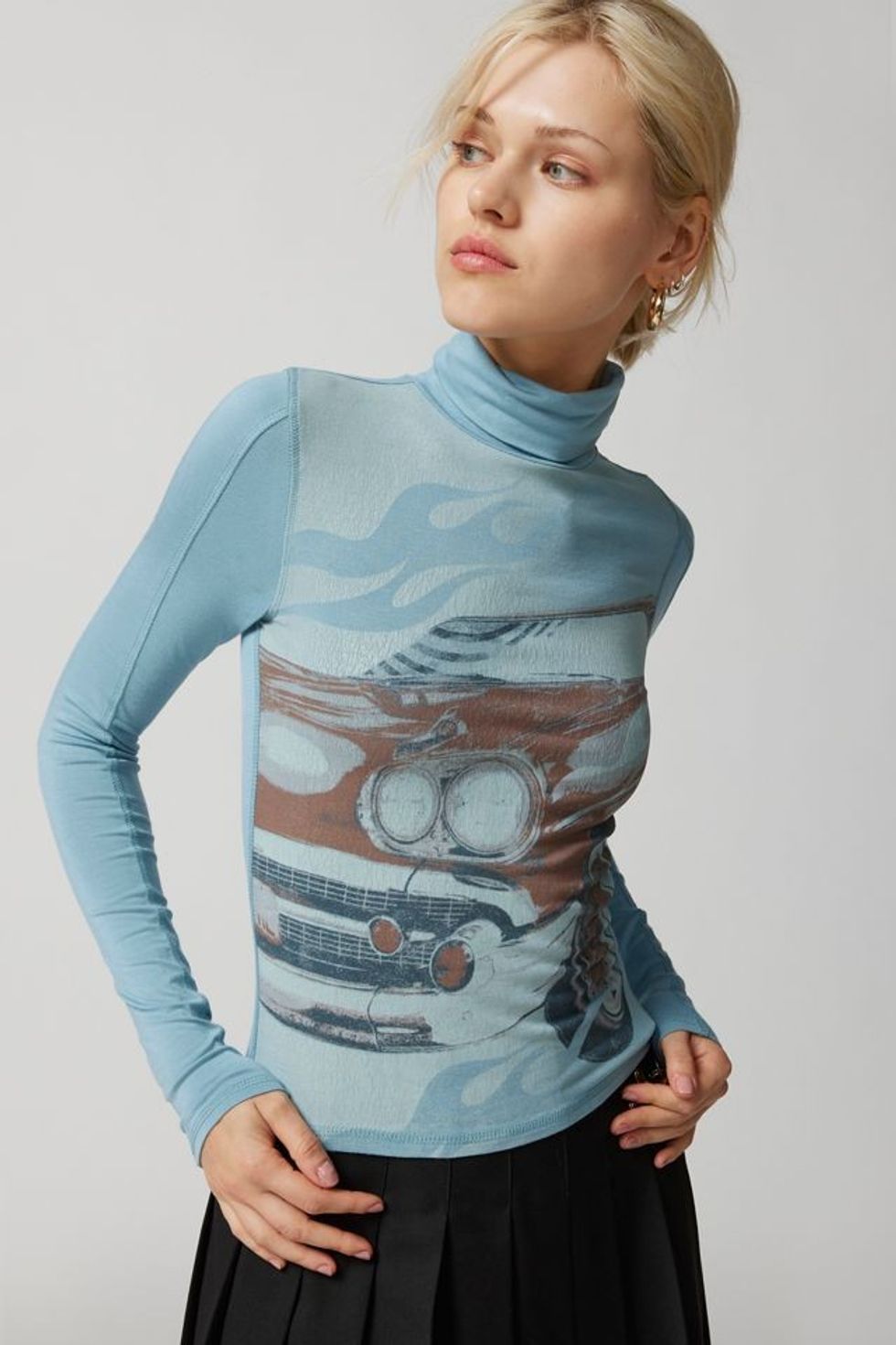 Urban Outfitters Sierra Car Turtleneck Top