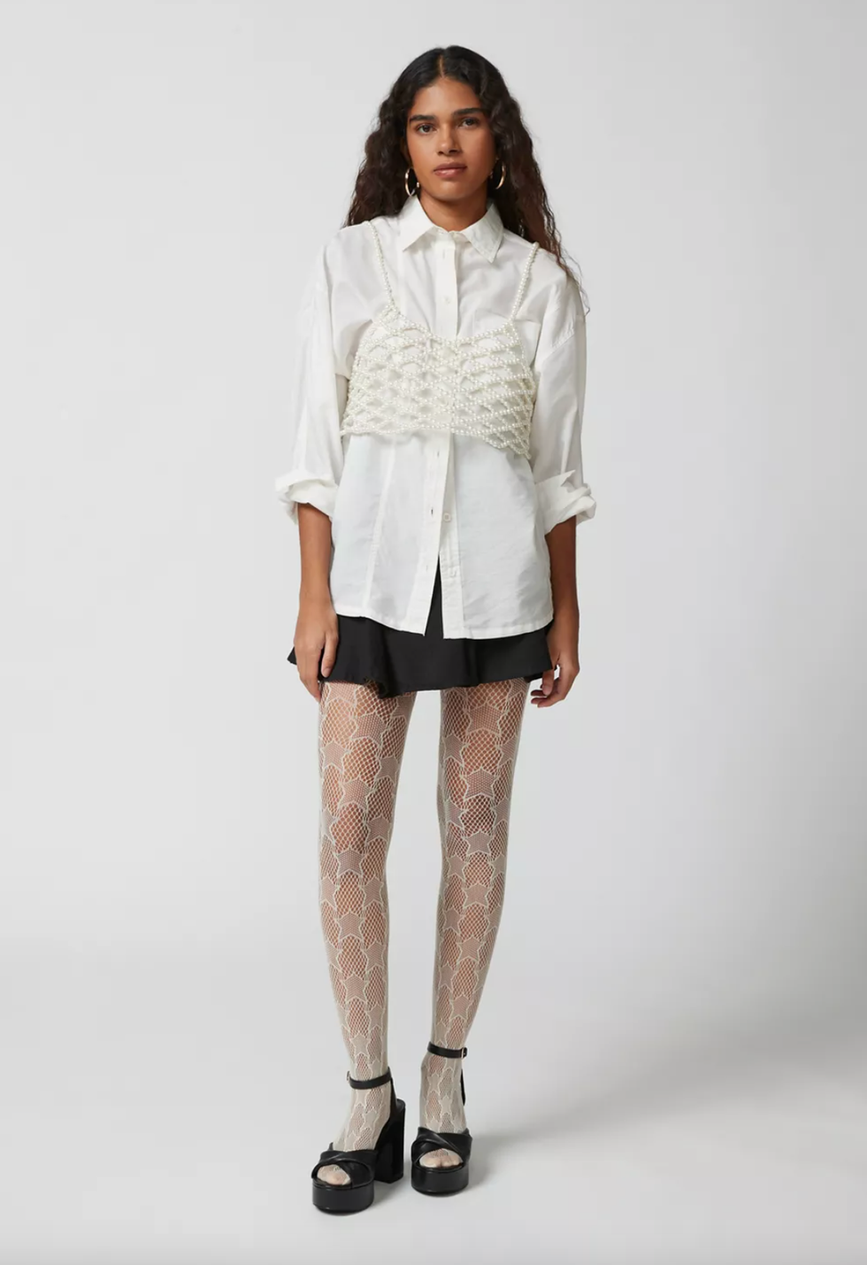 Urban Outfitters Star Fishnet Tights