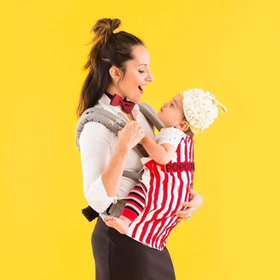 Usher and Popcorn Bucket Costume