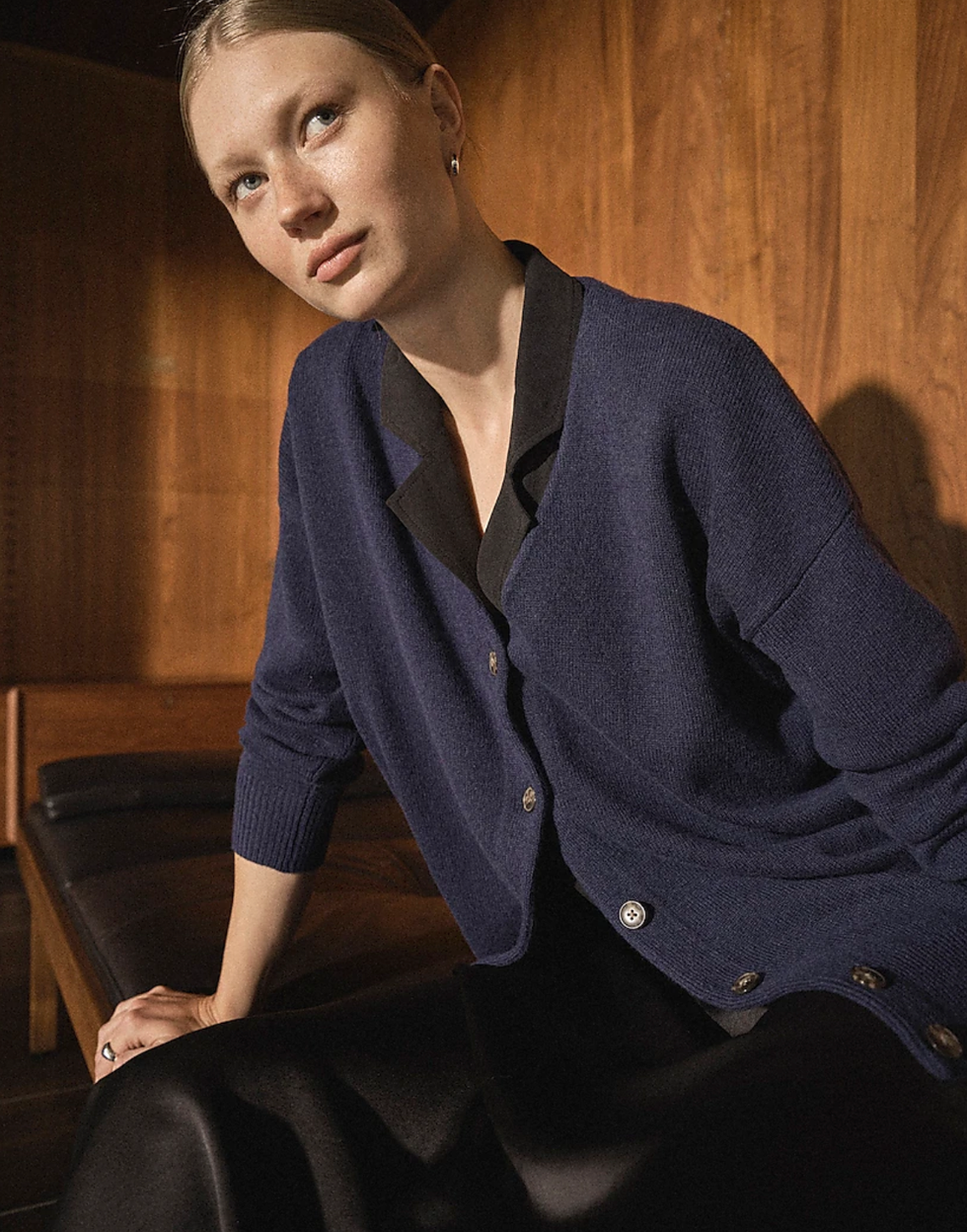 V-Neck Relaxed Cardigan