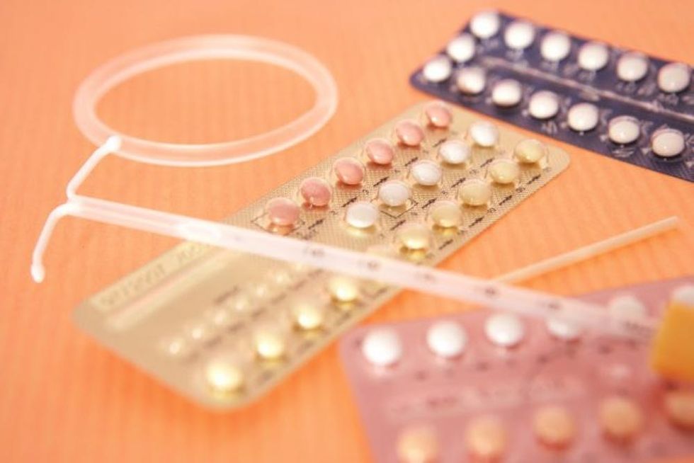 Vaginal ring, intra-uterine device, contraceptive implant and pills.