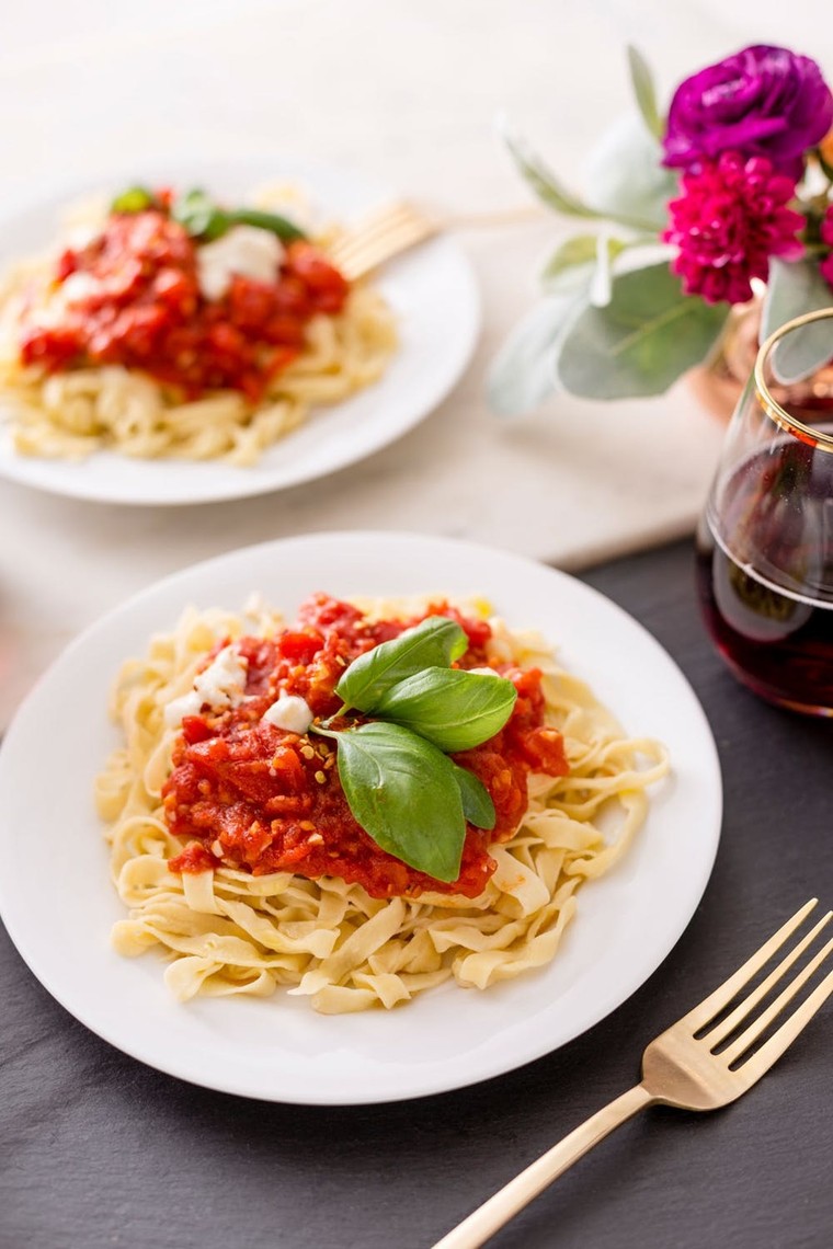 How to Make Beautifully Simple Fresh Pasta for Valentine's Day - Brit + Co