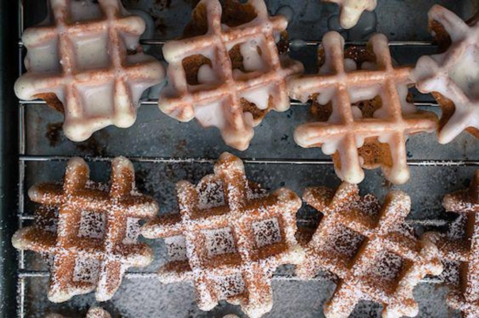 Vanilla Bean Waffle Donuts