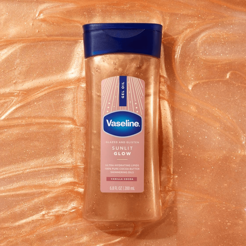 Vaseline Glazed and Glisten Sunlit Glow Body Gel Oil