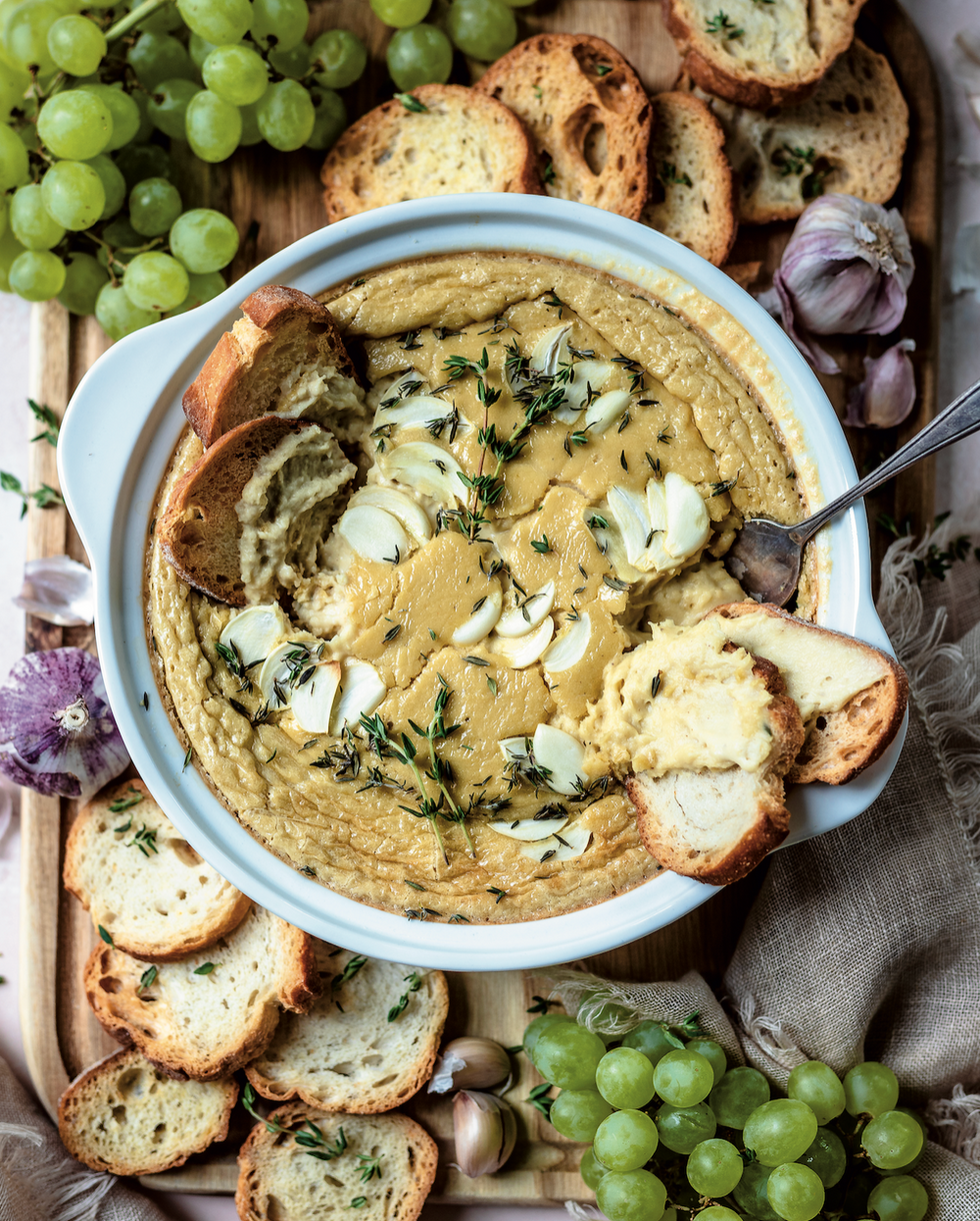 Vegan Baked Brie Back to School Recipes