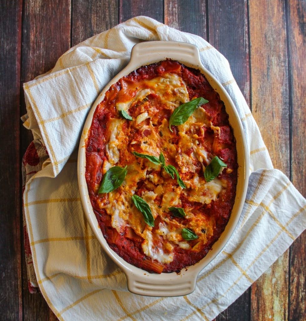 Vegan Baked Ziti Casserole