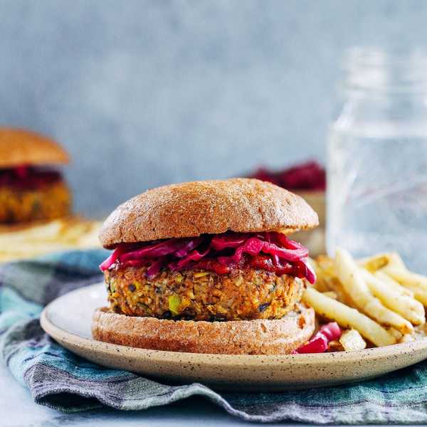 Vegan Berliner Burger