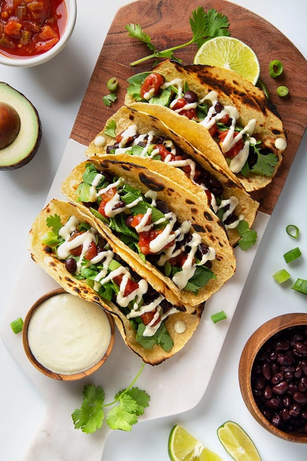 Vegan Black Bean Breakfast Tacos