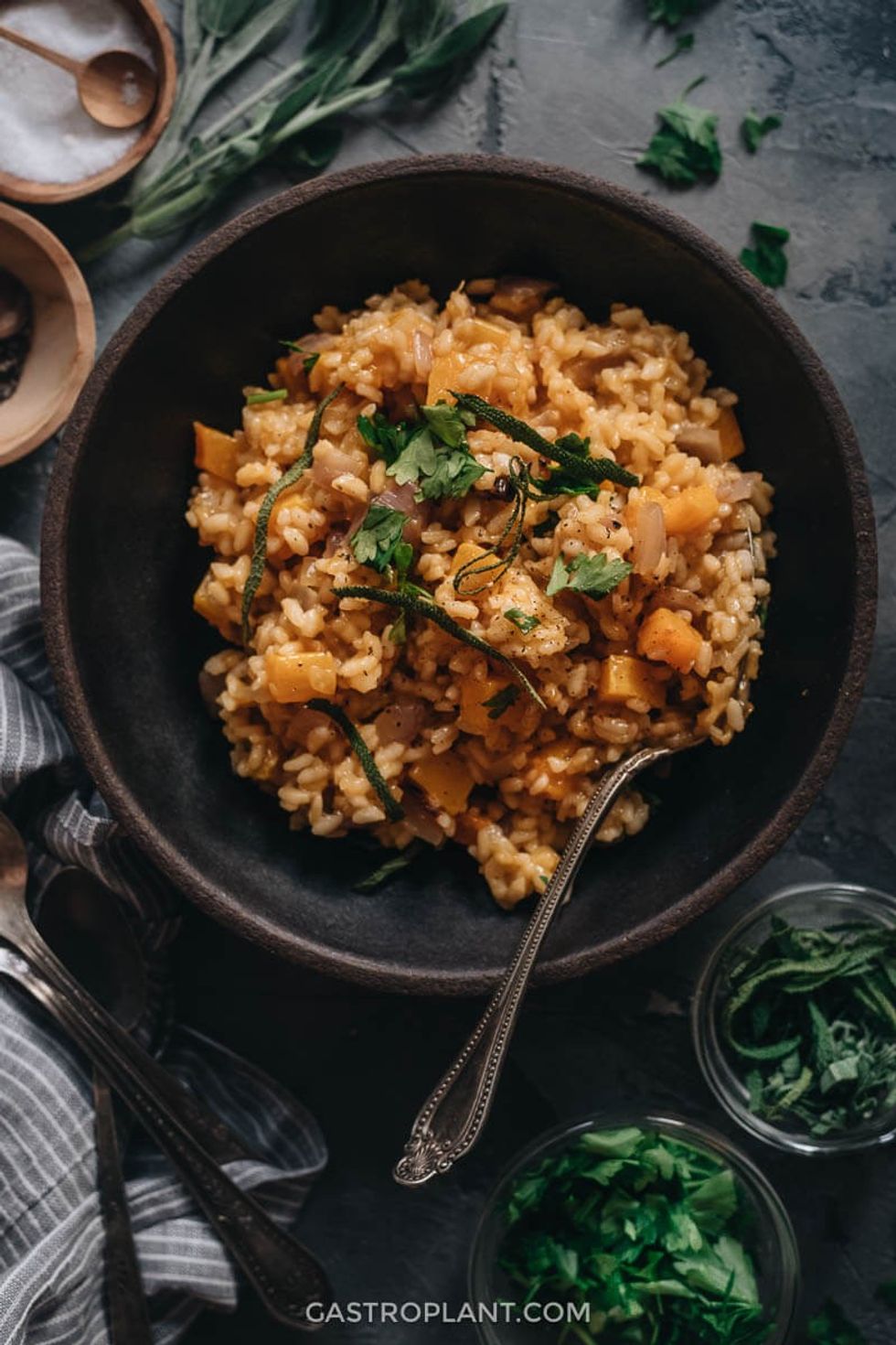 Vegan Butternut Squash Risotto